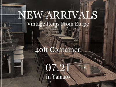 【新入荷情報】7/21(Sun) セカイクラス 40ft Container From Eurpe