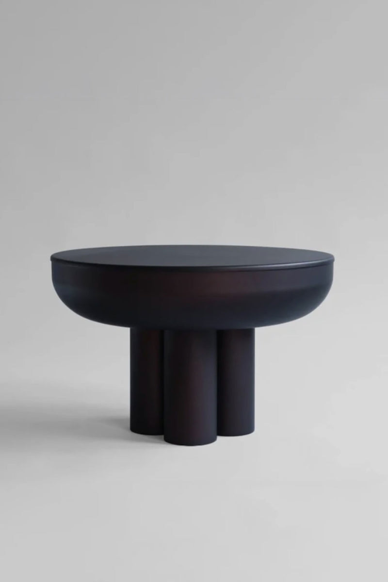 Crown Table, Low - Burned Black