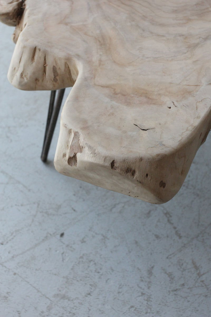 Wooden Side Table "Low" 木製サイドテーブル