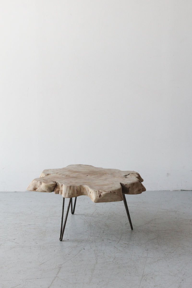 Wooden Side Table "Low" 木製サイドテーブル