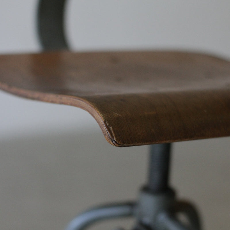 Swivel Desk Chair 木製 ワークチェア