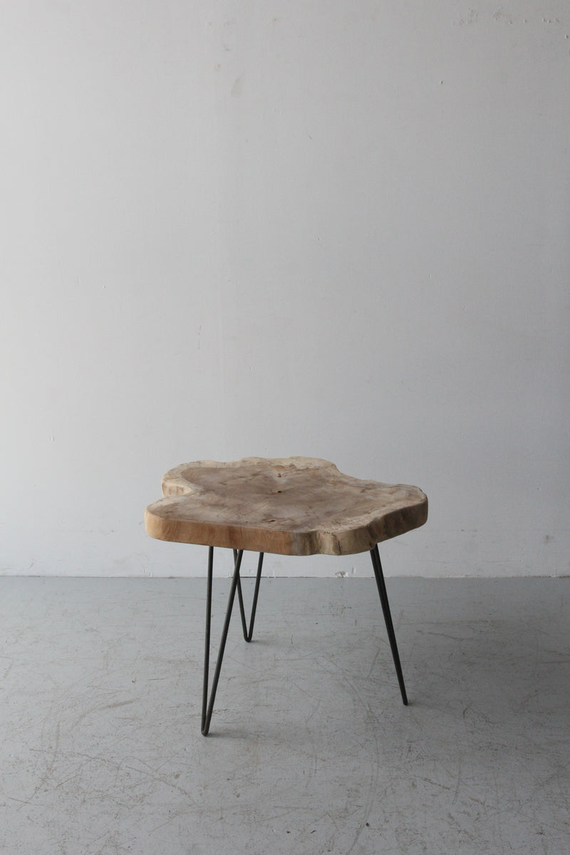 Wooden Side Table "High"  木製サイドテーブル