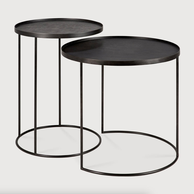 Tray side table set