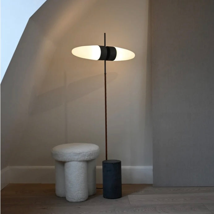 Bull Floor Lamp - Oxidized