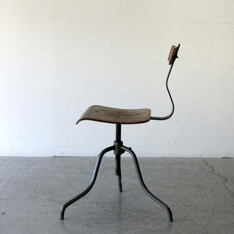 Swivel Desk Chair 木製 ワークチェア