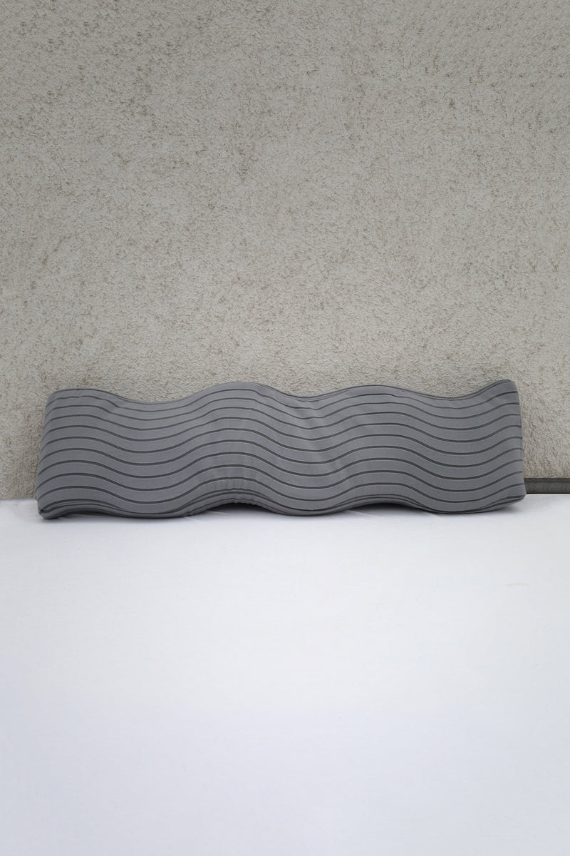 Fabric object "Wave line" Long Ash gray