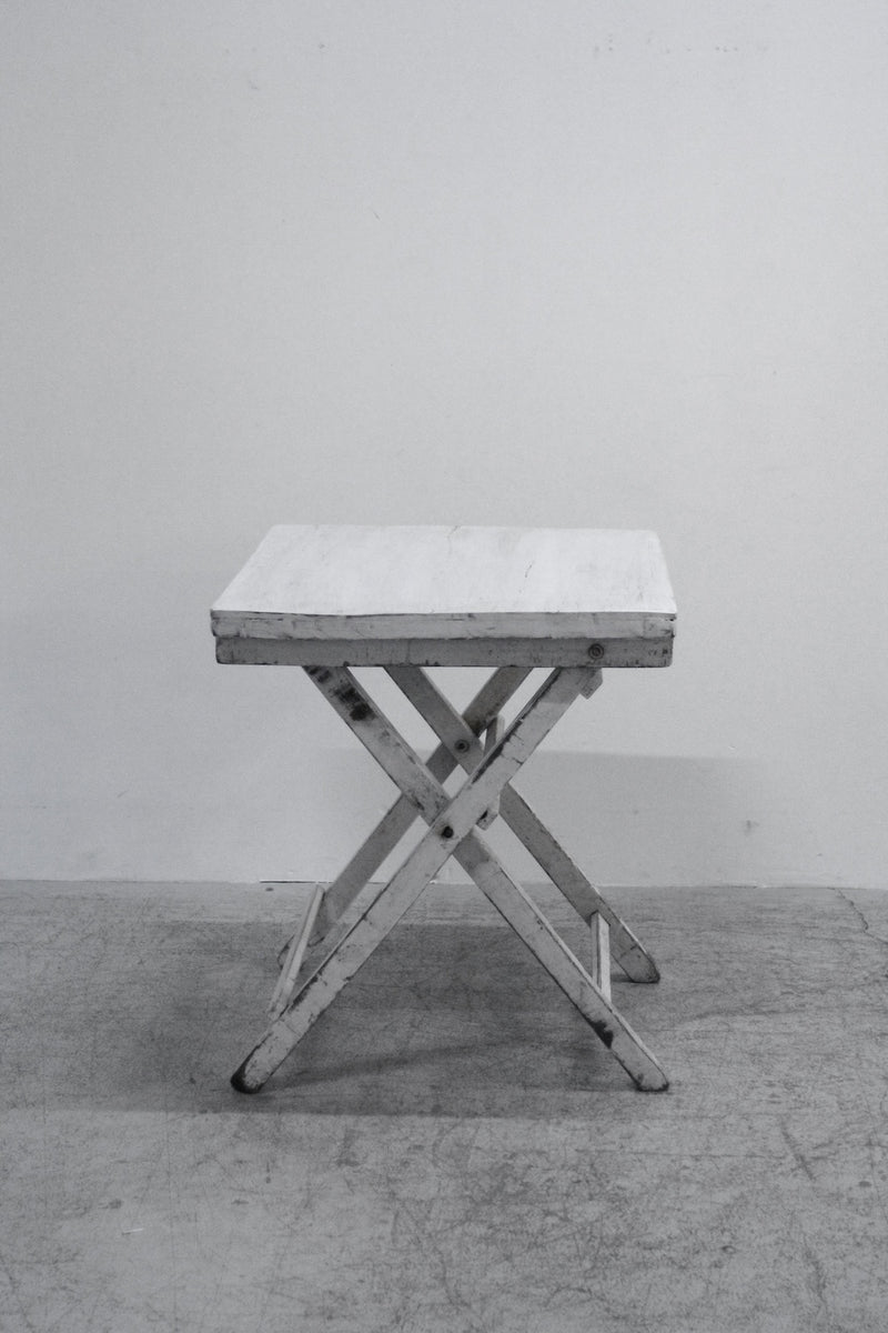 Wooden Folding Side Table 木製 フォールディングテーブル