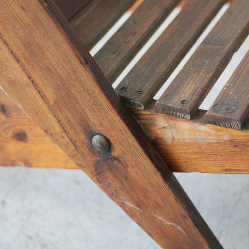 Folding Wooden Chair 木製 フォールディングチェア