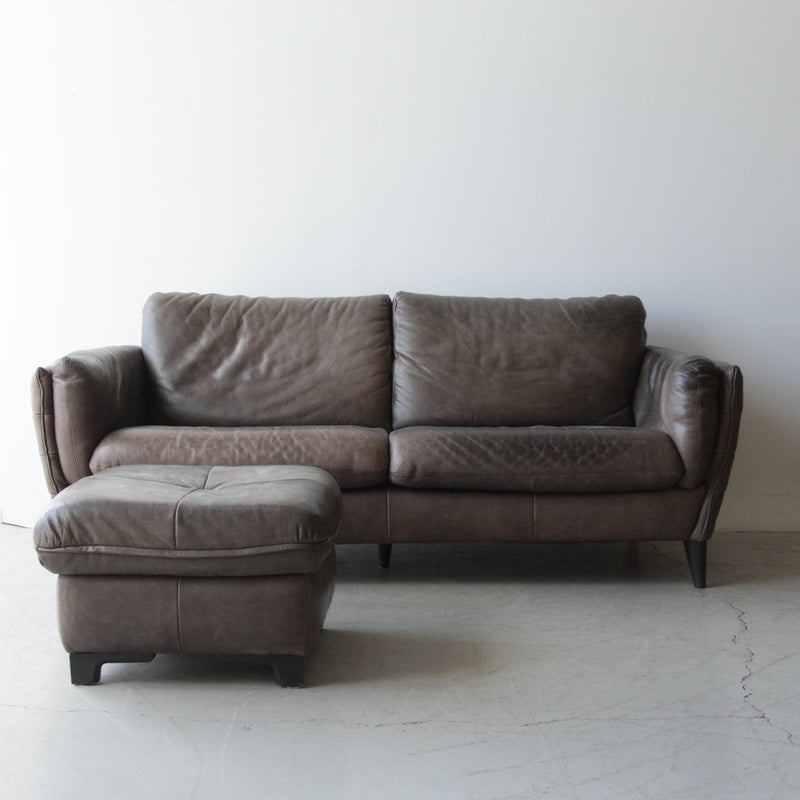 2 Seater Leather Sofa 2人掛けソファ