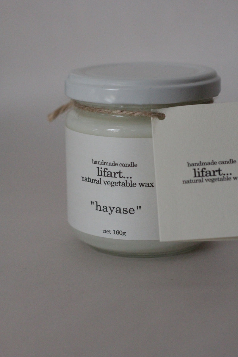 fragrance candle "hayase"