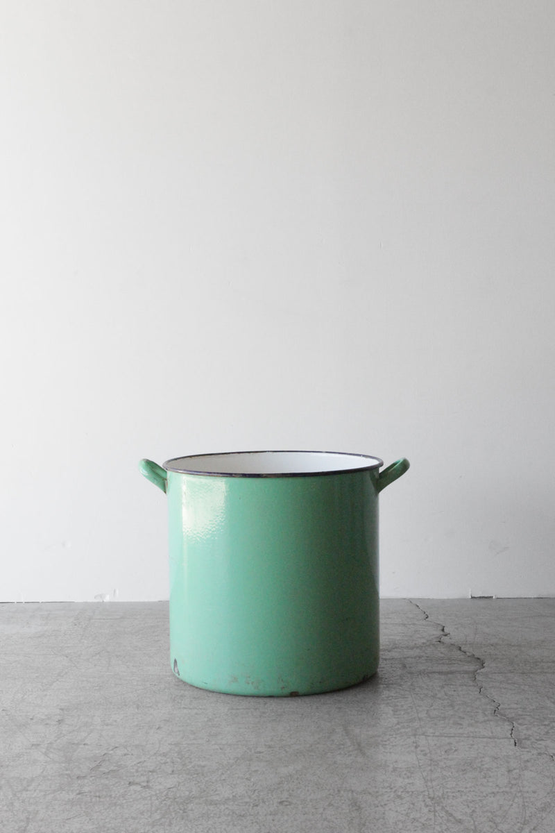 Enamel Pot "green" ホーロー鍋