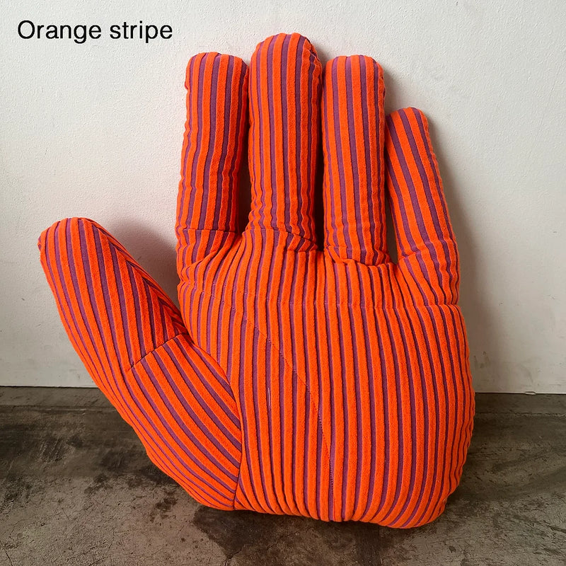 Fabric object "Hand"S size Orange stripe