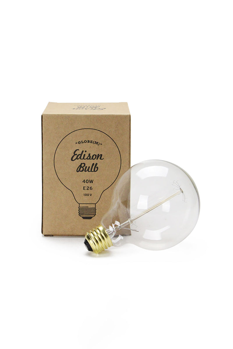 Edison Bulb “Globe (M) / 40W / E26”