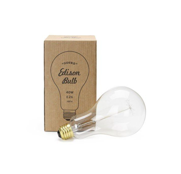 Edison Bulb “GOURD" / 40W / E26”
