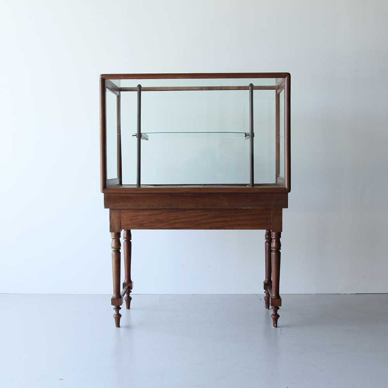 Wooden glass showcase