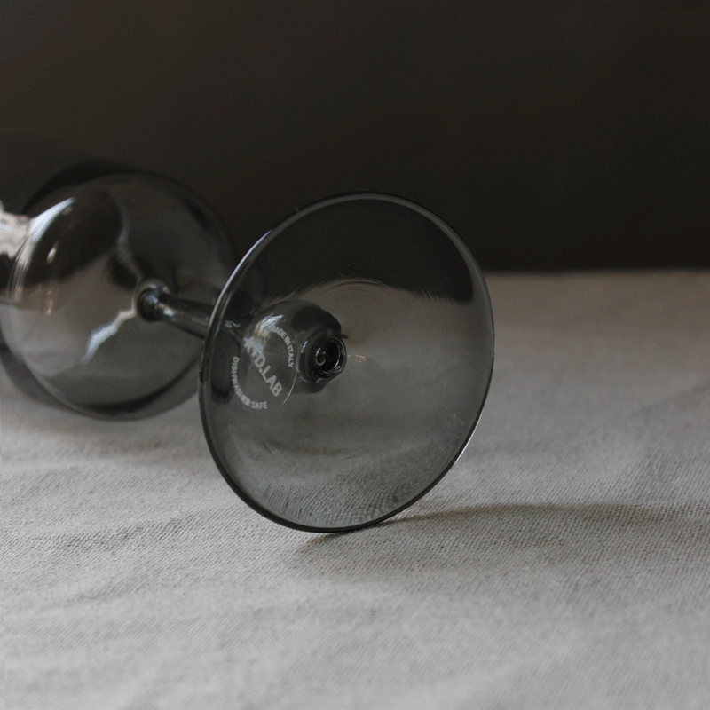 mod. Luisa | calice -fog gray  Glass set