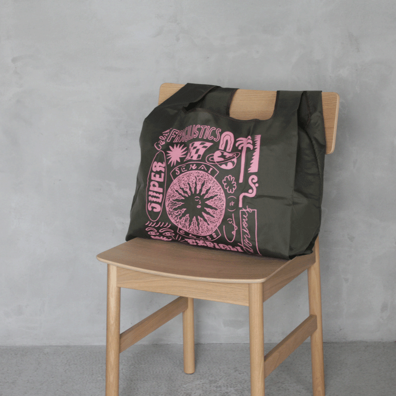 norahi × セカイクラス Shoping bag 《 Sekai Class design 》- Parachute