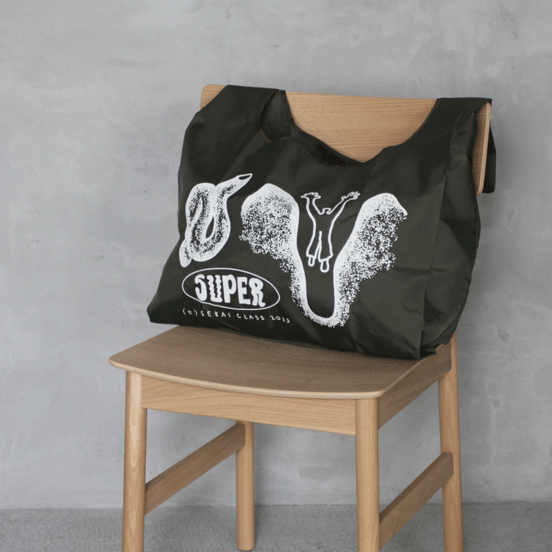 norahi × セカイクラス Shoping bag 《norahi Original design》- Parachute