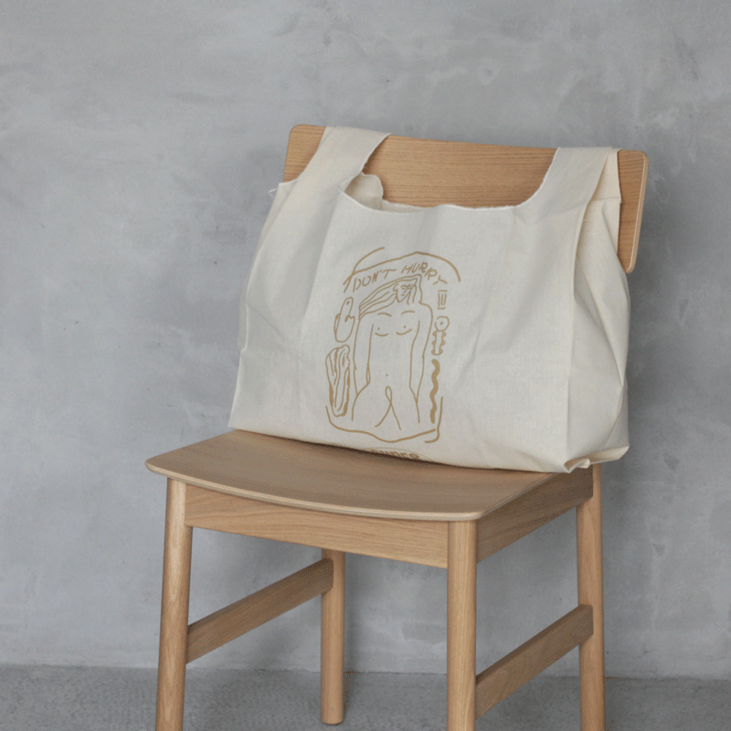 norahi × セカイクラス Shoping bag 《norahi Original design》- Cotton