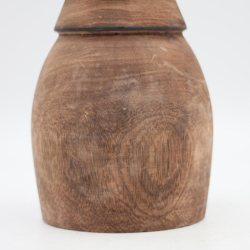 Vintage Wood Pot