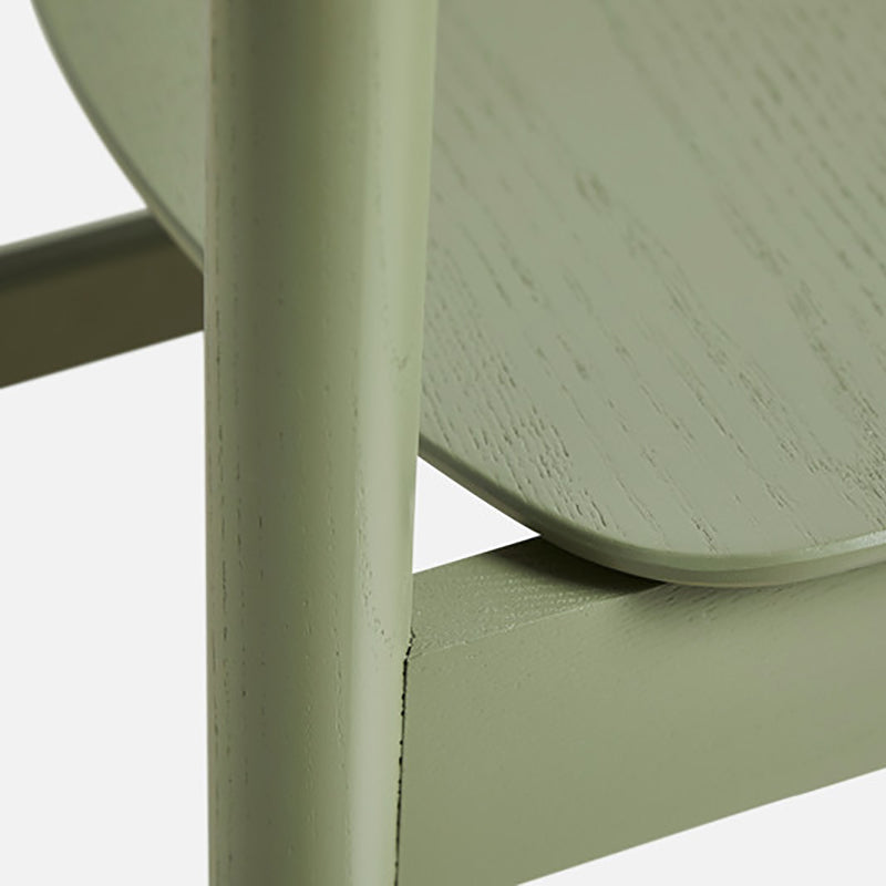 Pause dining chair 2.0 Olive green painted ash